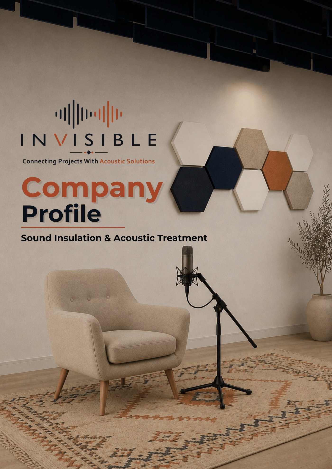 Invisible acoustic treatment